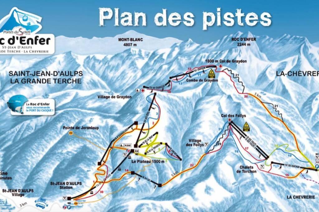 Au Pied Des Pistes B31, Chaleureux Studio 4 Pers, Vue Sur La Vallee Imprenable Avec Wifi, Draps Non Compris Saint-Jean-dʼAulps المظهر الخارجي الصورة